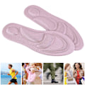 Miniatyrbillede 8 af 8: Ortopædiske indlægssåler til flade fødder, svangstøtte, memory foam indlægssål, sko pude komfort pink til kvinder
