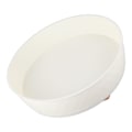 Miniatyrbilde 6 av 8: Kjøkken dreieskive Spin Round Tray 360 grader roterende sklisikker multifunksjonell krydderorganisator for skap pantry kjøleskap benkeplate hvit