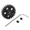 Pikkukuva 1 / 8: 24T Pinjonivaihde Mod 1 5 mm akseliruuvillä LOSI 1/10 Lasernut U4 Tenacity maastoautoille