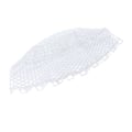 Miniatyrbillede 5 af 8: Fiskenet Landing Net Stærk Robusthed 40cm Dybde Foldbar Fiskenet Dip Net Udskiftning Til Fiskeredskab Hvid