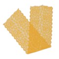 Miniatyrbild 6 av 8: Spetstyg 10 Yards 23cm Bred Trendigt DIY Klippbart Mjukt Stretch Mesh Nylon Spetsband för Sömnad Guld