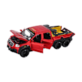 Pikkukuva 4 / 8: 1/28 maastomalli autovalumuotti Diecast Veto takaisin leluauto äänellä ja valolla lapsille Pojat Tytöt Punainen