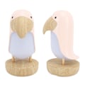 Miniatyrbillede 4 af 8: Toucan Fugl Natlampe USB Bluetooth-højttaler til Børn Soveværelse Stue Udendørs Camping RV Rosa
