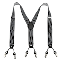 Miniatyrbillede 1 af 8: Herre Seler Let Justerbare Y-formede Stropper 3,5x110cm/1,4x43,3in Ergonomiske Seler til Tøjmatchning