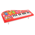 Miniatyrbillede 6 af 8: Kids Piano Legetøj Keyboard Tegneserie Multifunktion elektronisk instrument for begyndere Rød