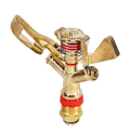 Miniatyrbillede 6 af 8: 1/2 tommer konnektor messing rotere vippearm vand sprinkler spray dyse havevanding