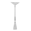 Miniatyrbilde 3 av 8: Akvariumspade i rustfritt stål, marin landskapspleie, flatt sand, akvatisk plantespade for fiskebeholder, akvatisk planteverktøy