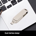 Pikkukuva 8 / 8: Netac Dual Interface -muistitikku, suuri kapasiteetti, datan tallennus, 128GB U782C