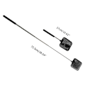 Miniatyrbilde 2 av 8: 4 stk. Teleskopisk uttrekkbar fluesmekker i rustfritt stål med teleskopstang Flapper Mygg Bug Swatter