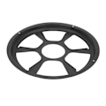 Miniatyrbillede 5 af 8: Højttalerbeskyttelse Mesh Netgitter Cirkel Rund Beskyttende Sort Støvtæt Subwoofer-tilbehør