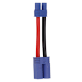 Miniatyrbillede 1 af 8: EC5 til EC3-kabel Ca. 3,5 tommer lang 12AWG Sikker blød silikone Korrosionsbestandig Robust holdbar EC3-adapterkabel hun