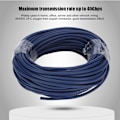 Miniatyrbilde 7 av 8: CAT8 26AWG 2000Mhz Oksygenfri Kobber Nettverkskabel Ethernet Datakabel (30m / 98.4ft)