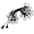 Miniatyrbilde 2 av 8: G40 25LEDs 8m Hengelys Varm Hvit Lys Vanntett Strenglys Pære for Utendørs Fest HageEU Plugg 220V