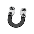 Miniatyrbillede 5 af 8: Bueskydning D Loop Compound Bue Metal D Loop med skruetrækkere Jagt Skydning Mål Tilbehør Sort