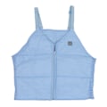 Miniatyrbilde 2 av 8: Varm elektrisk vest for kvinner, smart oppvarmet vest, vintertermisk isolert vest for utendørs camping, telt, bobil, blå