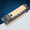 Miniatyrbilde 5 av 8: M-nøkkel M.2 til PCIE3.0 x16 SSD Grensesnitt Riserkort med Kjøleribbe for Windows/Linux/MAC