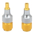 Miniatyrbillede 6 af 8: 2 stk. Drone Controller Teleskopiske Rocker Joystick Aluminium Legering Guld og Sølv Justerbare Forlængelsespinde til Mini 3 Pro