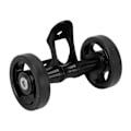 Miniatyrbilde 6 av 8: Sykkel Skvettlapper Easywheel Skvettlapper Ruller Hjul Dobbelt Hjul for Brompton Folding Bike for DahonBlack