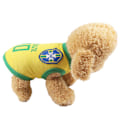 Miniatyrbilde 4 av 8: Hunde VM T-skjorte Lysende Søt Mesh Myk Pustende Hund Sommervest for Hunder Valp Gul 10 Brasil XL