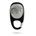 Miniatyrbillede 1 af 5: Skridttæller, bærbar skridttæller 3d skridttæller, enkel elektronisk steptracker med karabinhage