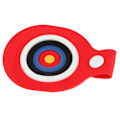 Pikkukuva 3 / 8: Recurve-jousivarren kärjen suoja, jousiammunnan suoja, kumipala kengille, pitkälle jouselle, metsästykseen, ampumiseen, punainen