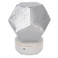 Miniatyrbilde 2 av 8: LED-projektorlampe 3 farger multifunksjonell dimbar roterbar oppladbar LED-stjerneprojektorlampe med fjernkontroll