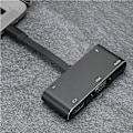 Pikkukuva 5 / 8: Laajennusadapteri 5 in 1 TypeC HDMI VGA Audio Output Virtalähde Monitoiminen Musta (Musta)