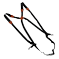 Miniatyrbillede 4 af 8: Drone Halsbåndsort Nylon Plast PU Læder Besparelsesindsats RC Racer Controller Rem til Voksne Skulder Udendørs