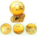 Pikkukuva 4 / 5: 1 jalkapallon MM-pokaali, Ballon d'Or -jalkapallopokaali, kulta