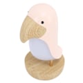 Miniatyrbild 6 av 8: Toucan Bird Night Light USB Bluetooth-högtalare för barn Sovrum Vardagsrum Utomhuscamping RV Rosa