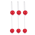 Pikkukuva 4 / 8: 3 Par Ladder Golf Ball Toss Bolas -setti Vaihtopallot Punainen