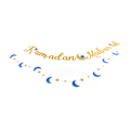 Pikkukuva 2 / 8: Ramadan Mubarak -bannerit, kaunis design, Eid Mubarak -bannerit seinille, takkoihin, oviin, juhlakoristeeksi