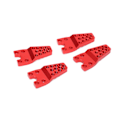 Miniatyrbilde 4 av 8: 4 stk RC-monterte aluminiumslegerings slitesterke robuste utskiftbare justeringstilbehør for 1/10 1/8 simulering klatring CarRed