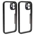 Miniatyrbilde 2 av 8: All Inclusive Mobiltelefonskall Anti-Fingeravtrykk Støtsikker Dobbeltsidig Beskyttende Etui for iPhone 14