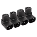 Miniatyrbillede 1 af 8: 4 stk. IEC320 C14 til IEC320 C13 Strømadapter Professionel C14 til C13 Strømstikadapter til UPS PDU Server Computer Stikkontakt