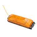 Miniatyrbillede 7 af 8: 12/24V 4LED Sidemarkerlampe Lys Amber Vandtæt Universal til Lastbil Trailer Lorry Bil