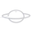 Miniatyrbillede 8 af 8: Planet Neon Skilt LED Natlampe Dekorativ Lys til Hjem Soveværelse Bar Bryllup Fødselsdagsfest Dekoration Blåt Lys