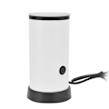 Miniatyrbilde 4 av 8: Melkeskummer Mini Automatisk Kaffe Lav Støy Skummende Maskin for Cappuccino Latte Kaffe Hvit EU Plugg 220‑240V