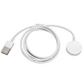 Miniatyrbilde 4 av 8: Klokkeslader USB Magnetisk Lading 2.5W Hurtig Lading Klokkesladd for IOS Watch Series 8 7 6 5 4 3 2 1 SE Hvit Rund