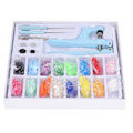 Miniatyrbilde 5 av 8: Plastknapper Lyse Dynamiske Farger Enkel Bruk Robust Holdbar Bred Anvendelse Trykknapper Blå