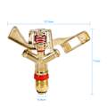 Miniatyrbillede 8 af 8: 1/2 tommer konnektor messing rotere vippearm vand sprinkler spray dyse havevanding