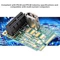 Miniatyrbild 8 av 8: Mini PCI-E till PCI Express 1X Slot Adapter Riser-kort Test PCI-E 4X/8X/16X