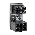 Miniatyrbillede 4 af 8: PH36B 6PIN 180 Graders Vinklet Strømadapter Strøm Interface Konverter Stik