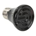 Miniatyrbillede 6 af 8: Keramisk krybdyr varmelampe pære mini infrarød varme keramisk amfibie varmelampe til firben krybdyr 220V‑240V 50W sort