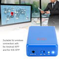 Miniatyrbilde 8 av 8: GTMEDIA BT05 2000mAh Bluetooth Satellittfinner Blå for IOS/Android (EU 110V-240V)