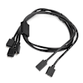 Pikkukuva 5 / 8: 3PIN 5V ARGB Jakokaapeli Tuulettimen Adapterikaapeli LED-nauhan Liitinkaapeli Johto ARGB 1‑to‑3