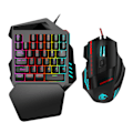 Miniatyrbilde 4 av 8: HXSJ J50 Enhånds Gaming Mus Tastatur Sett Datatilbehør for Win2000 / Android / OS X