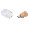 Miniatyrbillede 3 af 8: Ønskeflasker Flydende USB2.0 Flash Drive Træ Flash Memory Stick U Disk (64G)