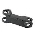 Miniatyrbillede 6 af 8: Cykelstyrstamme Minus 17 Grader Sort Hul Design CNC Proces Glansfuldt Udseende Udskiftelig Mountainbike Styrstamme Stigning 90mm