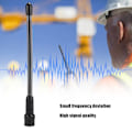 Miniatyrbild 7 av 8: 16 cm Professionell Tålig Hane BNC Flexibel Fjäderantenn UHF för ICOM IC-V9 Walkie Talkie Ham Radio Svart
